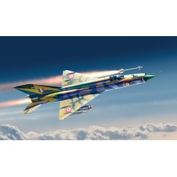 ИЗЧЕРПАН Сглобяем модел на самолет Mig-21 MF Fishbed мащаб 1:48