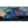 ИЗЧЕРПАН Сглобяем модел на камион Volvo VN670 с 50' ремарке мащаб 1:24