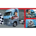 ИЗЧЕРПАН Сглобяем модел на камион VOLVO FH 16, камион от екипа на SANDRO MUNARI: "il Drago" мащаб 1:24