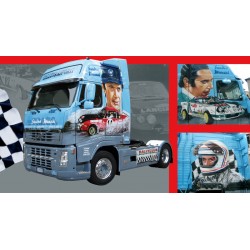 ИЗЧЕРПАН Сглобяем модел на камион VOLVO FH 16, камион от екипа на SANDRO MUNARI: "il Drago" мащаб 1:24