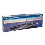 ИЗЧЕРПАН Сглобяем модел на кораб USS Saratoga CV-60 мащаб 1:720