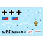 ИЗЧЕРПАН Сглобяем модел на бронирана кола AUTOBLINDА AB 43 мащаб 1:35 ИЗЧЕРПАН Сглобяем модел на бронирана кола AUTOBLINDА AB 43 мащаб 1:35
