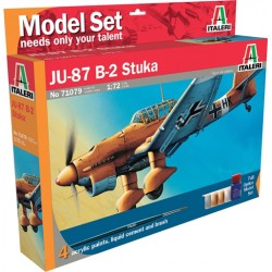 Сглобяем модел на самолет JU-87 B2 STUKA  мащаб 1:72