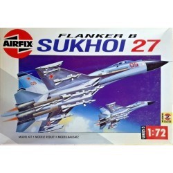 Sukhoi 27 Flanker B мащаб 1:72
