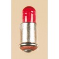Крушка цокъл Т4,2 червена 16V 0,05A