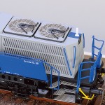 ИЗЧЕРПАН Ж.п.-модел на дизелов локомотив GRAVITA 15D HZL HO 1:87