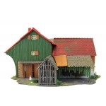 Сглобена селска къща с плевня HO 1:87 Сглобена селска къща с плевня HO 1:87
