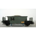 ИЗЧЕРПАН Модел на двуосен вагон тип Talbot N°34 HO 1:87