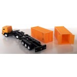 ИЗЧЕРПАН LIAZ 110 влекач с полуремарке с два 20' контейнери HO 1:87