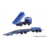 Сглобяем самосвал MB 1936К с нискотоварно ремарке HO 1:87 Kibri 18458