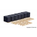 Комплект палети и товари HO 1:87 Kibri 38149
