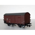 Закрит двуосен кафяв вагон ex G04 SNCB НО 1:87