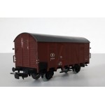 Закрит двуосен кафяв вагон ex G04 SNCB НО 1:87
