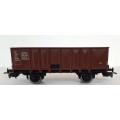 ИЗЧЕРПАН Открит двуосен вагон Ommpu 49 EUROP SAAR HO 1:87