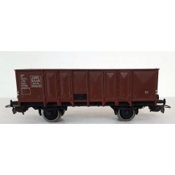 ИЗЧЕРПАН Открит двуосен вагон Ommpu 49 EUROP SAAR HO 1:87
