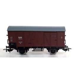 Закрит двуосен вагон F БДЖ НО 1:87