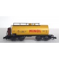 ИЗЧЕРПАН Цистерна с будка ZZ MINOL DR N 1:160