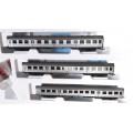 Комплект три пътнически вагона Silberling DB HO 1:87