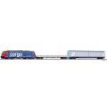 ИЗЧЕРПАН Начален комплект с TRAXX локомотив и два вагона SBB TT 1:120