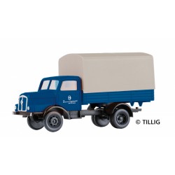 ИЗЧЕРПАН Камион IFA H3A с платнище "VEB Baumwollspinnerei Leinefelde" ТТ 1:120