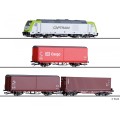 ИЗЧЕРПАН Начален комплект с локомотив TRAXX CAPTRAIN и три вагона DB AG TT 1:120