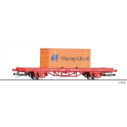 Двуосен платформен вагон Lgs DB Cargo TT 1:120 Tillig 17480