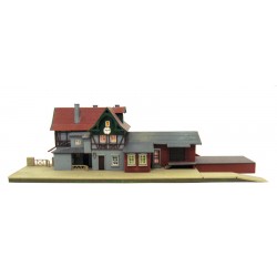 Сглобен модел на гара Rhenshagen TT 1:120